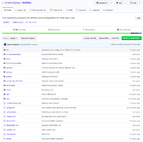 github.com/jamesridgway/dotfiles - My dotfiles repository