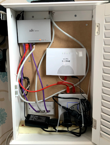 DIY Network Cabinet with modem, Security Gateway and 8 Port Switch