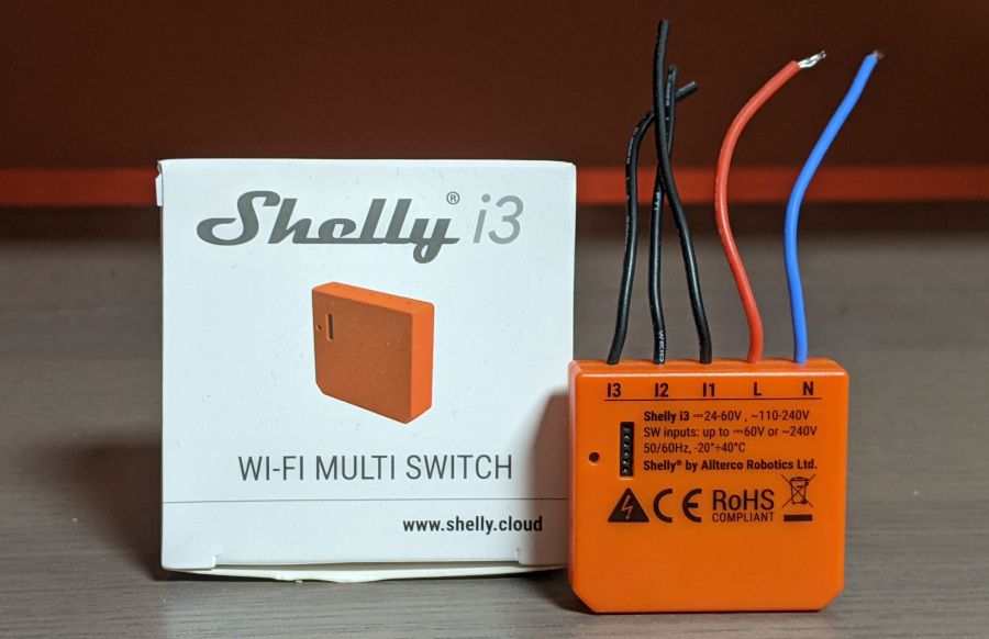 Smart wifi relay for home automation - Shelly 1L - Spectrum