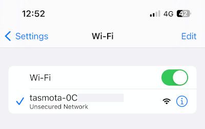 Sonoff NSPanel running Tasmota will provide a WiFi hotspot for initial config