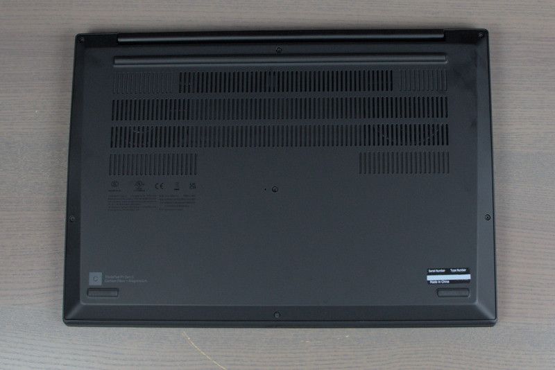 Underneath of ThinkPad P1 Gen 5