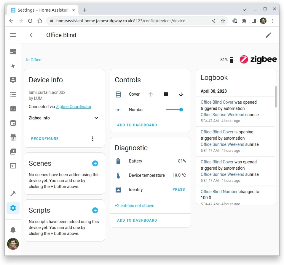 Curtain and Blind Automations using SwithBot Curtain and Aqara Shade Driver