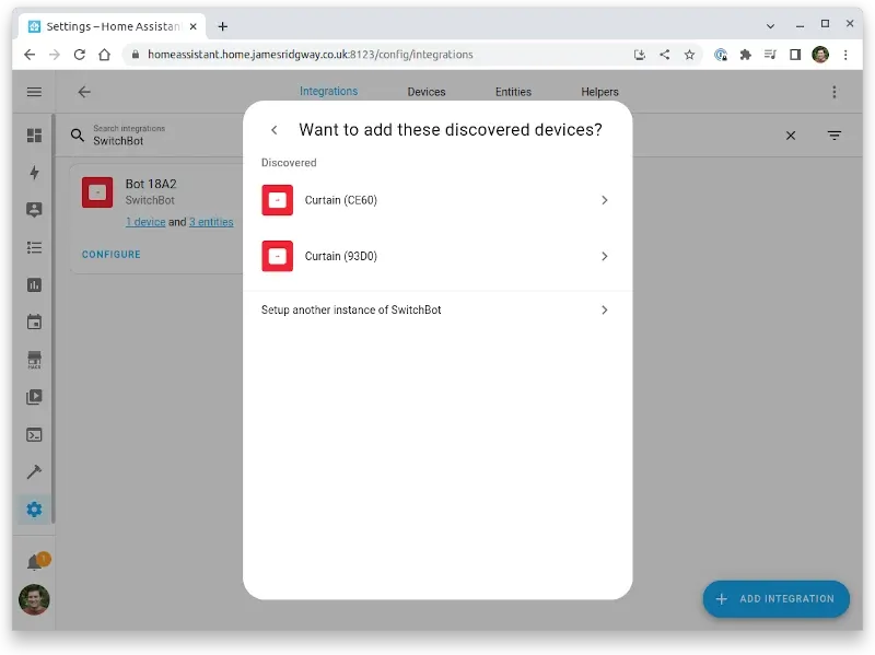 Curtain and Blind Automations using SwithBot Curtain and Aqara Shade Driver