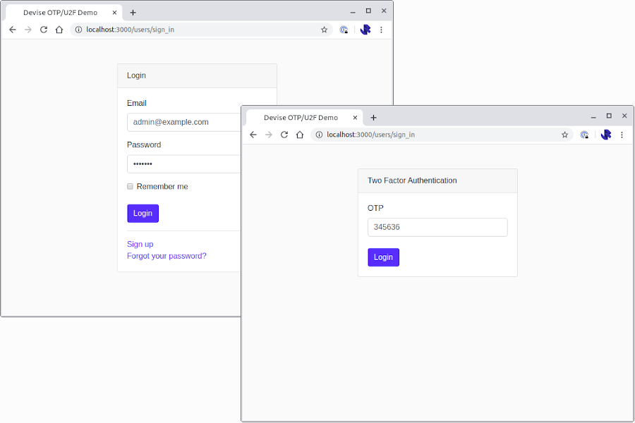 Implementing OTP two-factor authentication as a second login step with Rails and Devise