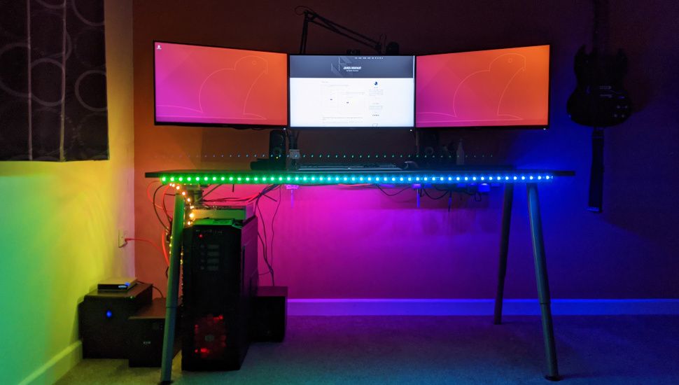 Using a Raspberry PI to Make My Office Desk Glow (Part 1)