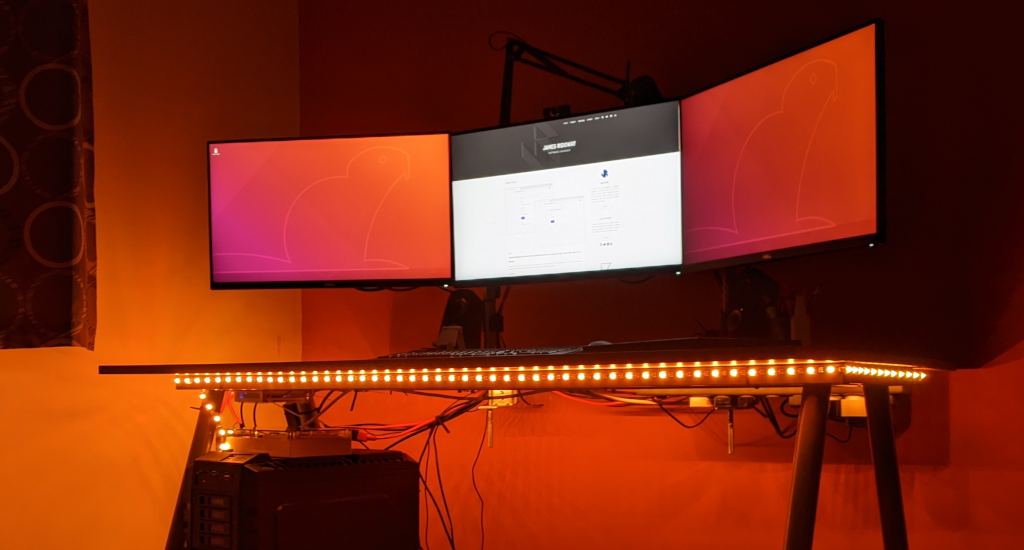 Using a Raspberry PI to Make My Office Desk Glow (Part 2)